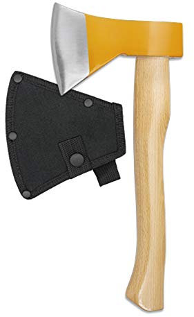 Tiendas LGP Albainox - 32489 - Hacha ALBAINOX, Total: 37 cm - Herramienta para Caza, Pesca, Campimg, Outdoor, Supervivencia y Bushrraft