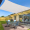 Sunnylaxx 3x4m Rectangular Toldo Vela de Sombra, Crema Toldos Exterior Terraza Protección Rayos UV para Exteriores, Pergola, Jardín,Terrazas