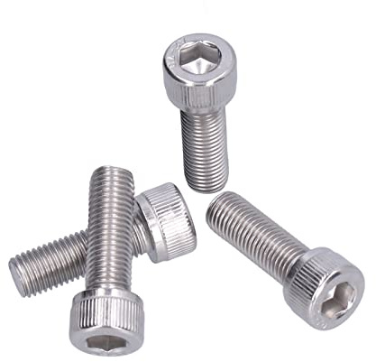 4 Pièces M10 Boulon Hexagonal à Tête Hexagonale Boulon à Tête Hexagonale A2 en Acier Inoxydable 1.25mm à Pas Fin Matériel de Fixation de Machine(M10*30)