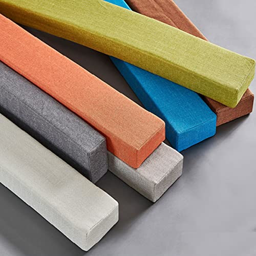 YUR Luxuriöses weiches Bett-Matratzenfüllkissen, rechteckig, Lückenfüller, Bezug zwischen Bett/Kopfteil/Wand, abnehmbare Nackenrolle, Armlehnenkissen
