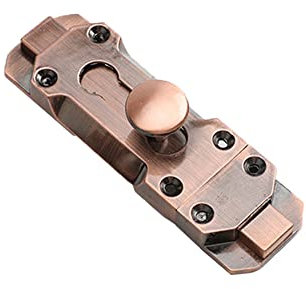 2 Stück Türriegel, Schlossriegel Zinklegierung Tür Schieberiegel Sicherheitstürriegel mit Schrauben für alle Arten von Innentüren