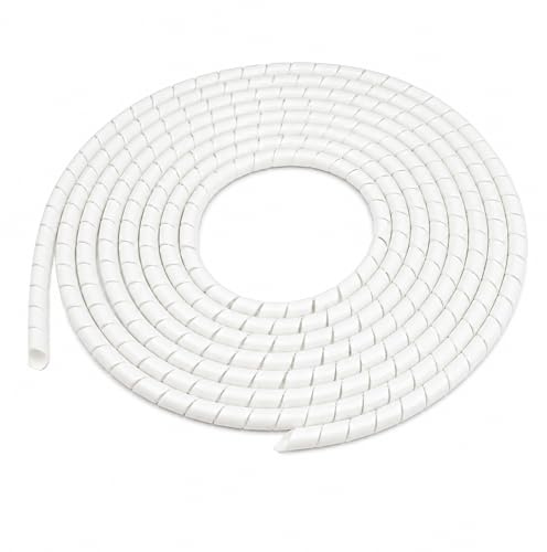 On1shelf® Avvolgicavo a spirale, bianco, 12 mm (10 m)