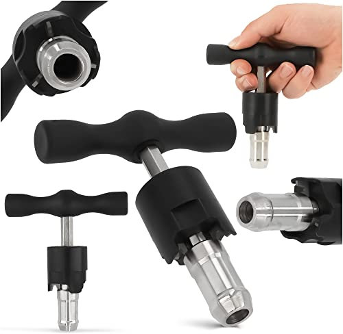 Calibrador de tubos manual para tubos PEX, escariador de tubo de 25 mm, cuchillas de desbarbado, mango de plástico