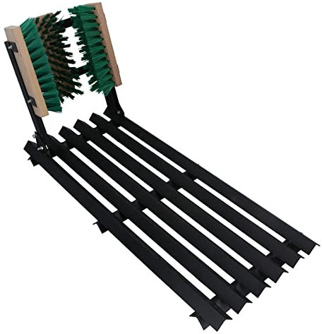 Stahlmatte Schaber & Stiefelbürste Schuh Welly Scrub Muck Mud Tür Bauernhof Hof