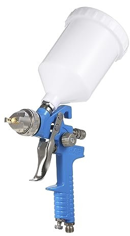 PHLeaz HVLP Mini Spray Machine Air Paint Sprayer with 1.3/1.7 mm Nozzle 600ml Gravity Feed Spray Paint Gun for Painting Automotive