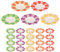 Piatti di carta a forma di margherita piatti usa e getta a forma di fiore 50 pezzi stoviglie per feste Daisy Food vassoio Daisy Party Piatti da dessert per estate matrimonio compleanno doccia