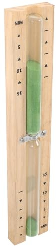 HANABASS Holz-sanduhr-timer Minuten Zeitschaltuhr Für Sauna Dampfbad Dekoratives Sauna-zubehör Wiederverwendbare Sanduhr Aus Holz Und Elegantes Design Für Innenräume