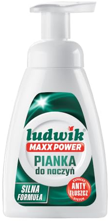 LUDWIK SCHAUM Maxx Power Konzentriert Handspülmittel Geschirrspülmittel Spülschaum Pumpflasche Starter 300ml (1er Pack)
