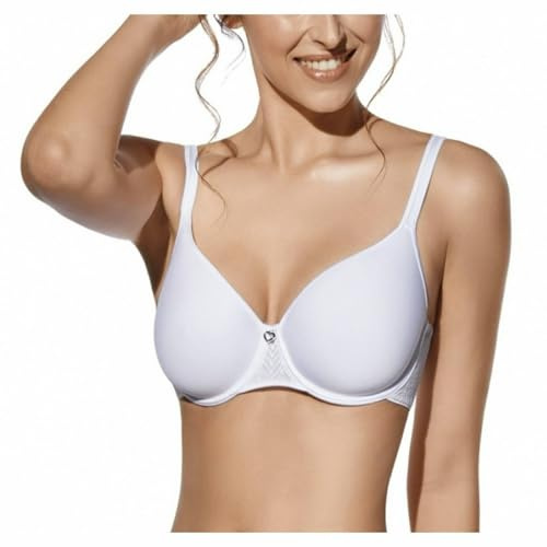 Saggio Selene Reggiseno Spacer Imbottito con Ferretto Articolo Fabiola Coppa C Profumatore Omaggio Bianco 4