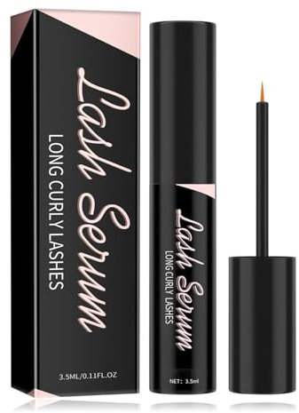 EONFAVE Wimpernserum Ohne Hormone, Hyaluron Kapseln Lash Serum, Lashes Wimpern Serum Zur Wimpernverlängerung, Pflegendes Wimpernwachstumsserum für Dicke Vollere und Längere Wimpern, 3.5ml