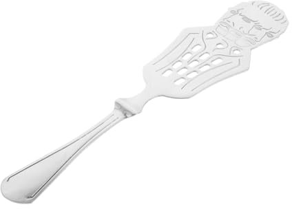 iplusmile Stainless Steel Absinthe Spoon Serving Mixing Spoon Fine Strainer for Absinthe Long Handle Bar Accessory