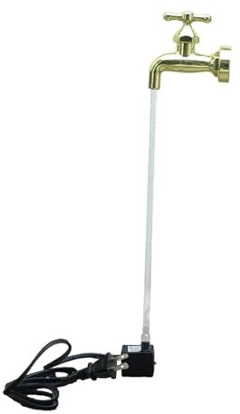 EGUIAS Kit Fuentes cascadas Fuente de Agua Flotante Invisible con caño de Flujo para estanques Interiores y Exteriores de hoteles Accesorio Fuente Piscina