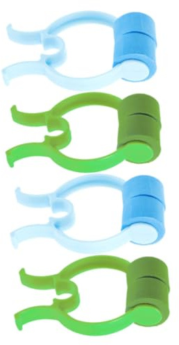 OUNONA 4piezas Pinza Nariz Portátil Pinzas Nasales para Detener Hemorragias para Ejercicios y Tapones Nasales