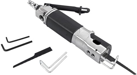 Sierra neumática de vaivén de aire resistente de metal 90PSI 9000BPM sable de aleación de aluminio para corte de fibra de vidrio de plástico