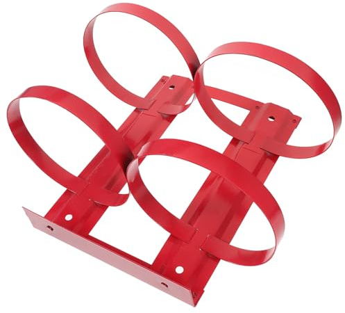 HOLIDYOYO Supporto per Estintore da Parete Doppio 5Kg in Materiale Resistente Staffa di Montaggio Stabile per Uso Domestico e Commerciale