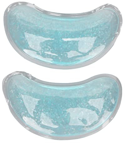 Fafeicy Almohadilla de Gel para Ojos, Compresa Fría y Caliente para Aliviar la Tensión Ocular, Enfriamiento, Calentamiento, Reutilizable, Ajuste Cómodo, Uso en Oficina, Hogar y Viajes