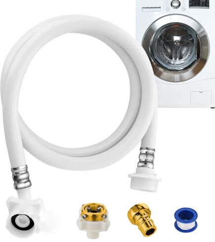 Washing Machine Inlet Hose, Universal Flexible PVC Extended Hose, Fully Automatic Washing Machine Accessory, Portable Connection Power Line For Most