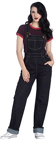 Hell Bunny Ella May Denim Dungarees