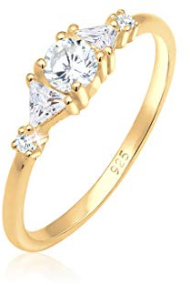 Elli PREMIUM - Solitaire Bague Anniversaire de Mariage Femme - Plaqué Argent - 0603272018_54