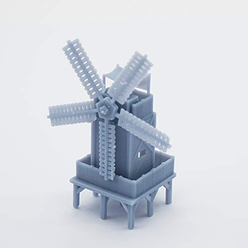 Outland Models Model Railroad Layout Country Tower Windmill House 1:220 Z Gauge
