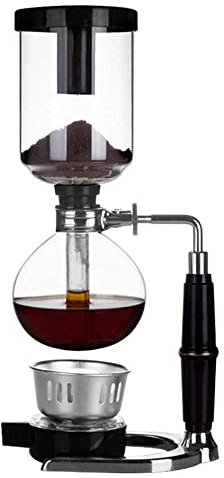MBLUE 2/3/5 Tassen Glassiphon Kaffeemaschine Vakuum Topf Filter Tool Kaffee Siphon Topf (TCA-2: 240 ml (2 Tassen))