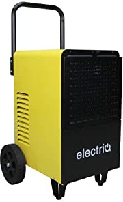 electriQ 30L Industrial Portable Dehumidifier for Commercial Spaces | Strong Metal Body with Wheels & Humidistat Control | LCD Display and 24h Timer for Warehouses, Garages, Basements, and Offices