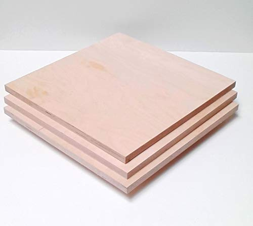 12mm starke Sperrholzplatten Multiplexplatten Holzplatten Tischplatten. Zuschnitt auf Maß. Sondermaße ! (25x25cm)