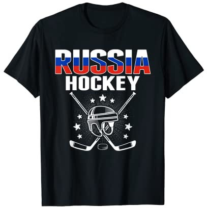 Russland Eishockey Fans Trikot - Support Russian Hockey Team T-Shirt