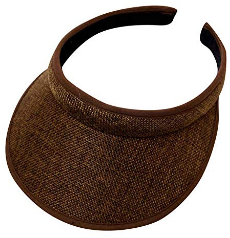 SKFLABOOF Sonnenschutz Kopf Damen Sport Sonnenblende Kappe, Sommer Visor Cap, Unisex Kinder Outdoor Sonnenblende Sonnenschild, Atmungsaktiver Leerer Zylinder Sonnen Shade Breite Krempe Reithelm