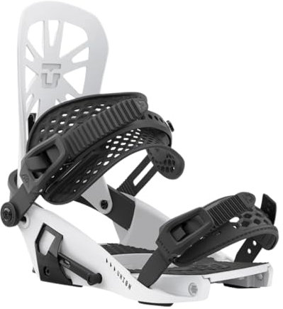 Union Explorer - Fijaciones de snowboard para hombre, talla S, color blanco