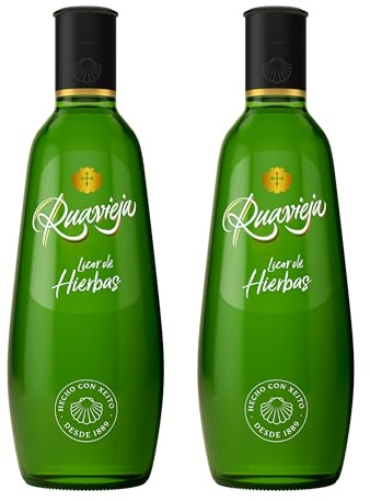 Ruavieja Licor de Hierbas - 1L (Paquete de 2)
