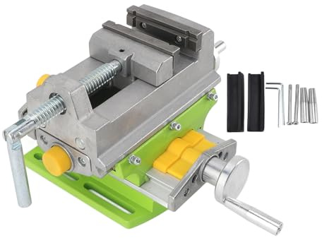 Slide Drill Press Vise, Drill Press Vise 2 Way Movement for Bench Drilling