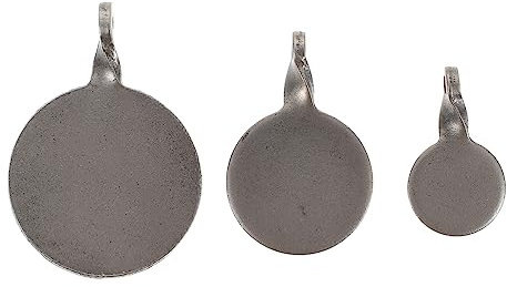 YARNOW 3stücke Teiliges Rostfreie Edelstahl Zielscheiben Mit Haken Langlebige Schießbare Übungsziele Für Garten Und Outdoor Verschiedene Wetterfeste Hängende Zielscheiben Für Bogenschieße
