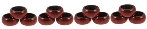 Alipis 12pcs Wooden Wine Drip Collar Elegant Wine Bottle Drip for Pouring for All Occasions