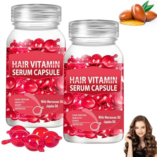 KIKVTER Capsule Di Siero Di Vitamina Per Capelli, Capsule Di Vitamina Per Capelli, Capsule Per La Cura Dei Capelli, Hair Vitamine Serum Capsule, Hair Treatment Serum,hair Serum Capsules