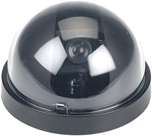 VisorTech Überwachungskamera-Attrappe Dome-Form, Versandrückläufer (Tür Alarm)