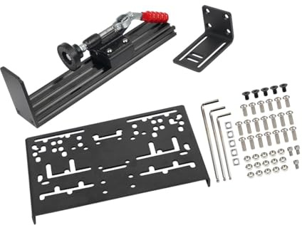 AsrMyjcx Schreibtischhalterung für Race Sim Shifter Handbremsen-Montagehardware PC-Game-Rennzubehör Rutschfeste Klemme für Schalthebel