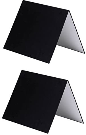 KONTONTY Fotoreflektor Lichtreflektor 2er Satz A4 Größe Reflektorplatte Für Lebensmittel Kamera Beleuchtung Refllektierende Bord Mit Falten Design