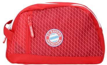 FC Bayern München I Kulturbeutel I Waschbeutel I Unisex I Rot
