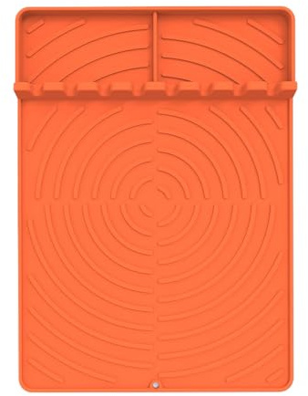 Tapis de barbecue en silicone, antiadhésif résistant à la chaleur, tapis de cuisson réutilisable pour barbecue en plein air, barbecue de terrasse, feu de camp, pique-nique, voyage et fête