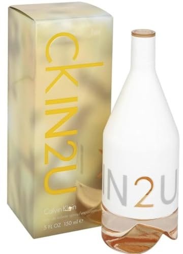 CK IN2U Her 150ml Edt -CALVlN K The Fresh Floral Scents Of Grapefruit And Bergamot Blend Into Middle Notes Of Orchid White Cactus - Seductive Base Notes Of Amber, Red Cedar & Sweet Vanilla Klein