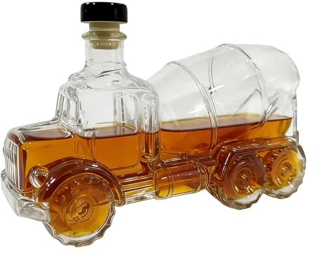 Botellas para licores | Dispensador de alcohol de 300 ml Decoración de Escritorio, Botella Decantador de Whisky - Apto para Brandy, Bourbon, Bebidas, Reuniones Familiares, Navidad, Bodas