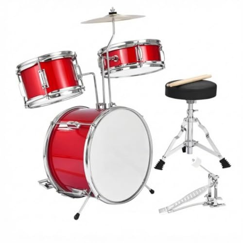 TAIZhiChen Musique Complet Kit avec Tabouret Débutant Instrument pour Maison , Rouge