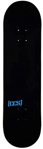 [CCS] Skateboard-Brett/Deck, 20,3 cm, Logo Schwarz