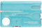 Victorinox Swiss Card Nail Care, Swiss Made Pocket Tool, Credit Card Size, 13 Functions, File, Scissors, Ice Blue Transparent