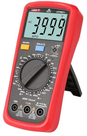 UNI-T UT39C+ Digital Multimeter Auto Range With LCD Backlight Data Hold Multimetro tester (UT39C+)