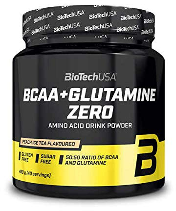 Biotech USA BCAA + Glutamine Zero - 480 g Zitrone