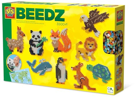 Bügelperlen - Tiere aus aller Welt, diverse Farben