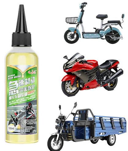 DOT 3 Bremsflüssigkeit,Bremsflüssigkeit DOT 4 | Bikes Bremsflüssigkeit 100 ml Bremsmineralöl | Motorrad-Bremsöl, Bremsflüssigkeit für Roller, Dreiradauto, Hochtemperatur-Elektroauto