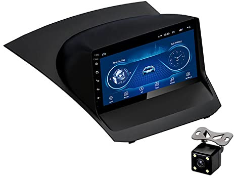 ZCBZBy Android 12 Ultra-Thin Mainframe Car Stereo Radio per F-ord Fiesta 2009-2017 Navigazione GPS 14 pollici Touch Screen Lettore multimediale Radio Ricevitore satellitare Supporto WIFI FM RDS SWC Bl